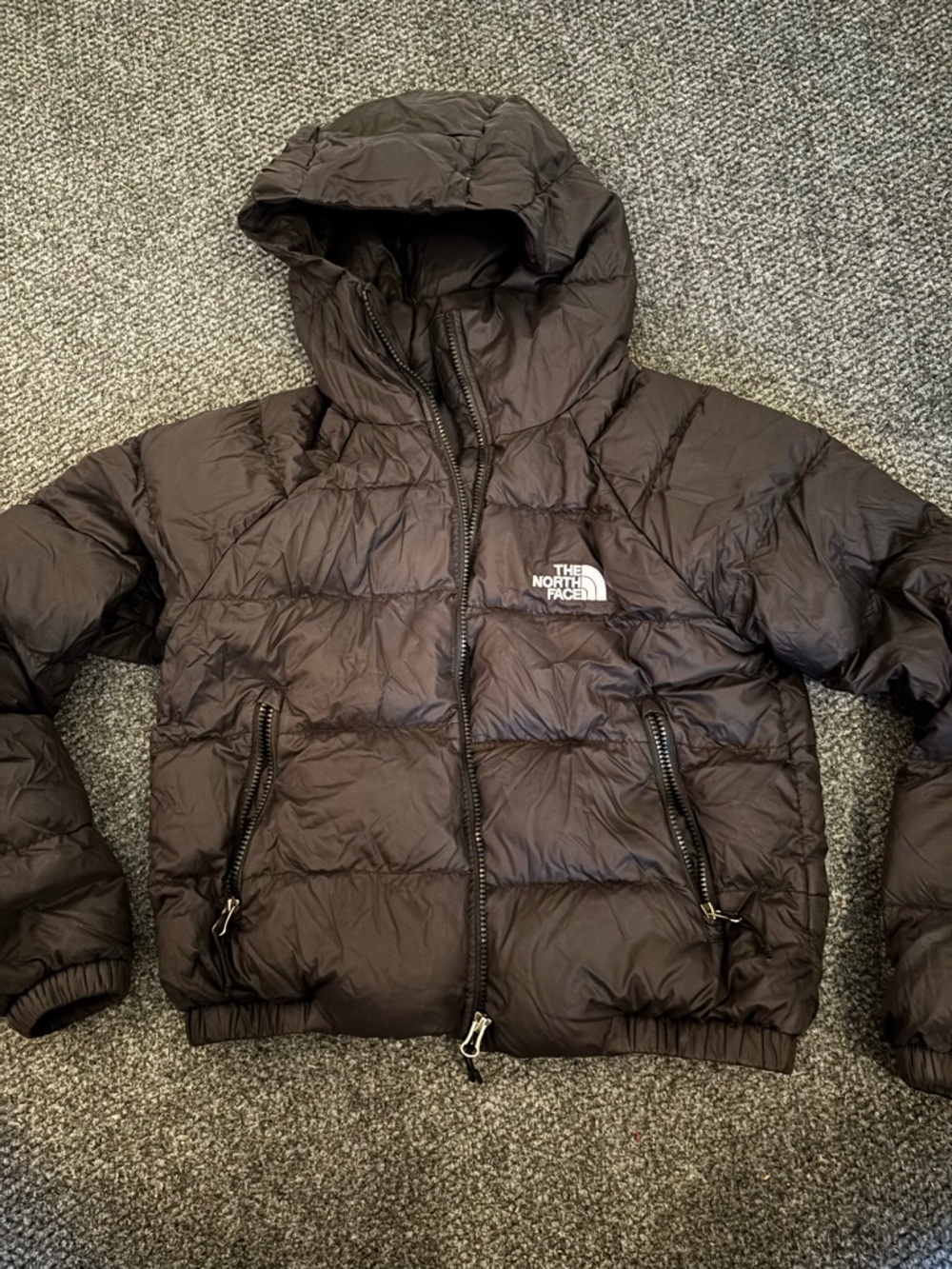 The North Face Cropped Women's Hydrenalite Down Hoodie- puffer jacket